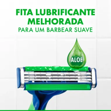 Aparelho de Barbear Gillette Prestobarba3 Sensitive Leve 8 Pague 6 Unidades