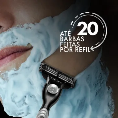 Carga para Aparelho de Barbear Gillette Mach3 Carbono 8 Unidades