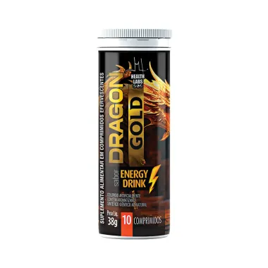 Dragon Gold Energy Health Labs Sabor Drink 10 Comprimidos Efervescentes