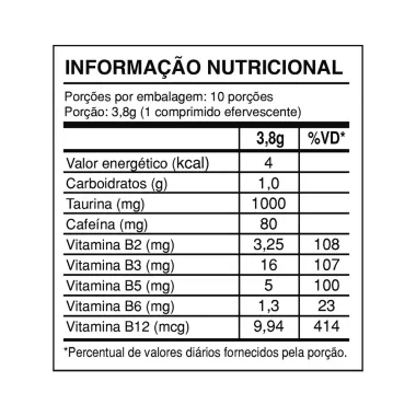 Dragon Gold Energy Health Labs Sabor Drink 10 Comprimidos Efervescentes