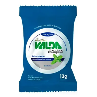 Pastilha Valda Extraforte 12g