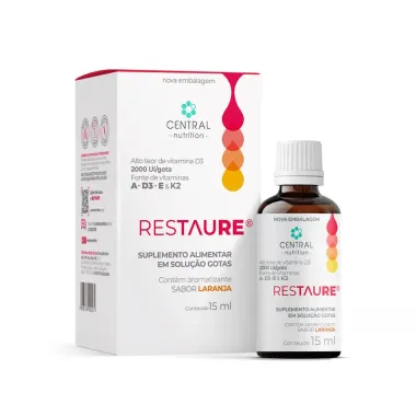 Restaure Central Nutrition sabor Laranja Gotas 15ml