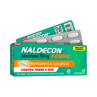 Naldecon Febre com 20 Comprimidos