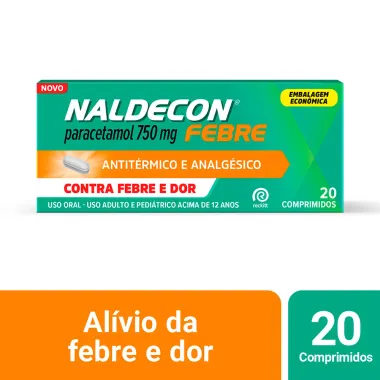 Naldecon Febre com 20 Comprimidos