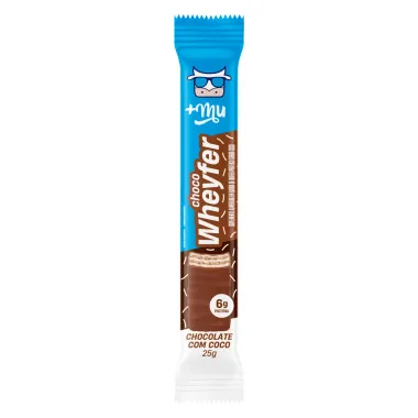 Choco Wheyfer +Mu 6g de Prote&iacute;na Chocolate com Coco 25g