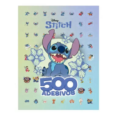 Livro Culturama Disney Stitch com 500 Adesivos