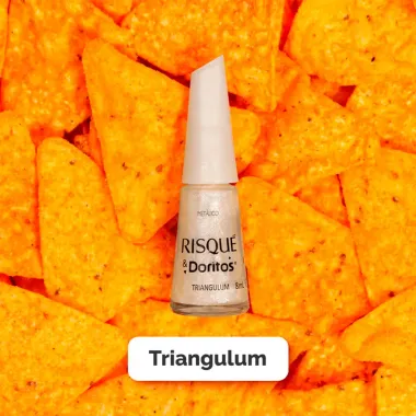 Esmalte Risqué e Doritos Metálico Cor Triangulum 8ml