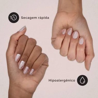 Esmalte Risqu&eacute; e Doritos Met&aacute;lico Cor Triangulum 8ml