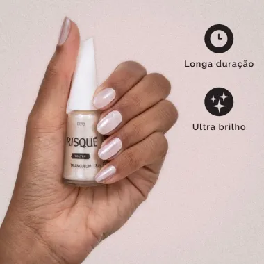 Esmalte Risqu&eacute; e Doritos Met&aacute;lico Cor Triangulum 8ml