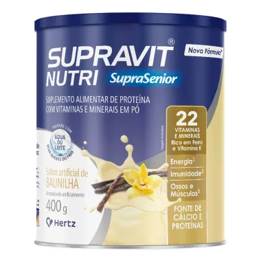 Supravit Nutri SupraSenior Sabor BAunilha 400g