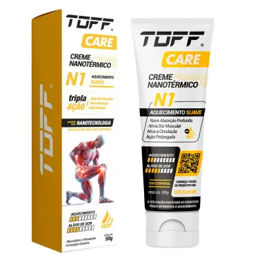 Creme Nanotérmico N1 Toff Care Aquecimento Suave Hot 50g