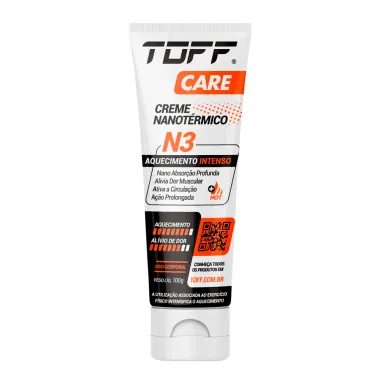 Creme Nanotérmico N3 Toff Care Aquecimento Intenso Hot 50g