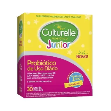 Culturelle Probi&oacute;tico Junior com 30 Sach&ecirc;s