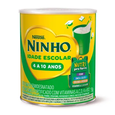 Leite em Pó Ninho Idade Escolar 750g