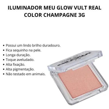 Iluminador Vult Meu Glow Champagne 3g