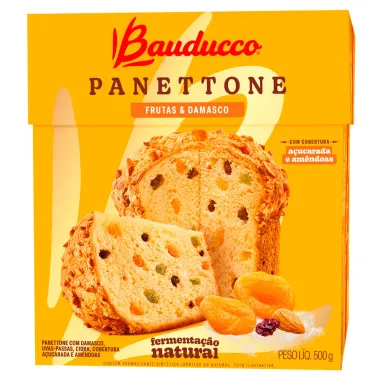 Panettone Bauducco Frutas e Damasco 500g