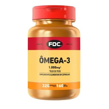 Ômega 3 FDC 1.000mg com 320 Cápsulas