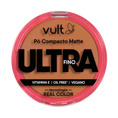 Pó Compacto Vult Matte Ultrafino Cor V460 com 9g