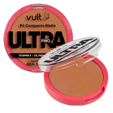 Pó Compacto Vult Matte Ultrafino Cor V460 com 9g