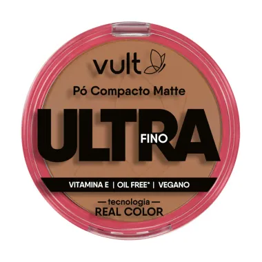 Pó Compacto Vult Matte Ultrafino Cor V470 9g