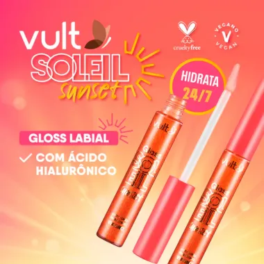 Gloss Labial Vult Soleil Sunset Cor Bronzeada 5,2ml