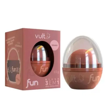 Blush Vult Fun 3 em 1 Cor Bronze Natural 6,5g