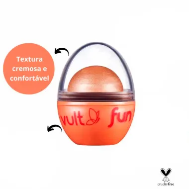 Iluminador Vult Fun 3 em 1 Cor Rosé Iluminada 6,5g