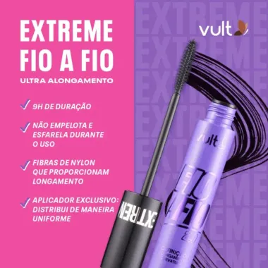 Mascara Para Os Cilio Vult Extreme Fio Fio 10G