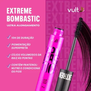 Máscara de Cílios Vult Extreme Bombastic 10g