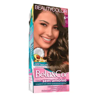 Tintura Bela e Cor Sem Amônia 6.0 Louro Escuro