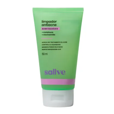 Limpador Antiacne Sallve com Ácido Salicílico 150ml