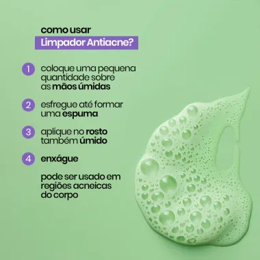 Limpador Antiacne Sallve com Ácido Salicílico 150ml