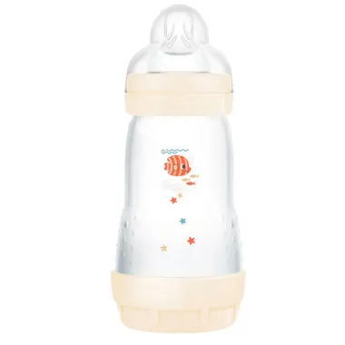 Kit Mamadeira MAM Easy Start Starter Set Anticólica 130ml e 260ml Cor Neutra Desenhos Sortidos 2 Unidades