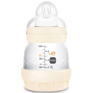 Kit Mamadeira MAM Easy Start Starter Set Anticólica 130ml e 260ml Cor Neutra Desenhos Sortidos 2 Unidades