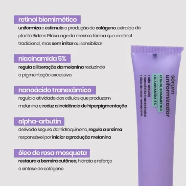 Serum Antissinais Sallve Retinol 0,3%+Acido Hialurônico+Niacinamida+Peptideo De Cobre 30G