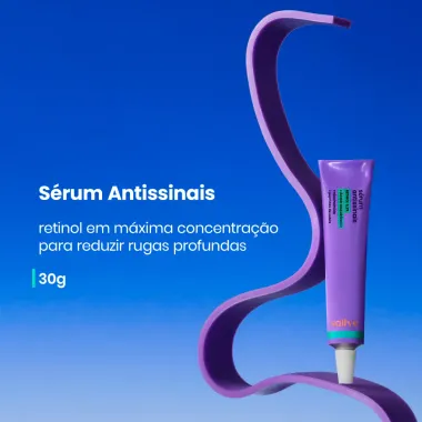 Serum Antissinais Sallve Retinol 0,3%+Acido Hialurônico+Niacinamida+Peptideo De Cobre 30G
