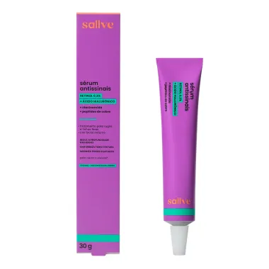 Serum Antissinais Sallve Retinol 0,3%+Acido Hialurônico+Niacinamida+Peptideo De Cobre 30G