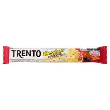 Chocolate Trento Massimo Iogurte Grego e Frutas Vermelhas 25g