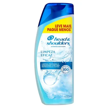 Shampoo Head&Shoulders Limpeza Eficaz L+P- 650ml