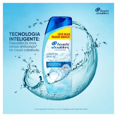 Shampoo Head&Shoulders Limpeza Eficaz L+P- 650ml