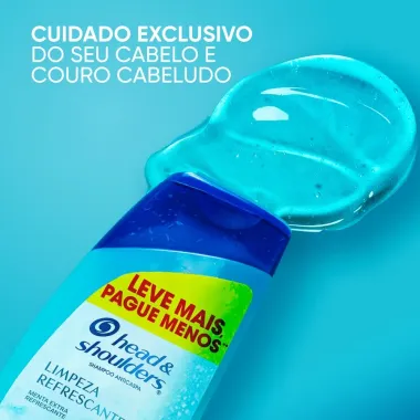 Shampoo Head&Shoulders Limpeza Eficaz Leve Mais Por Menos 650ml