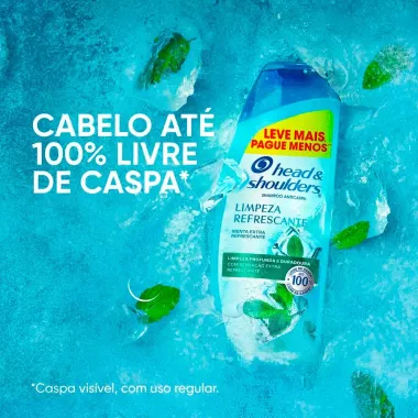 Shampoo Head e Shoulders Anticaspa Limpeza Refrescante 650ml