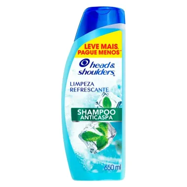 Shampoo Head e Shoulders Anticaspa Limpeza Refrescante 650ml