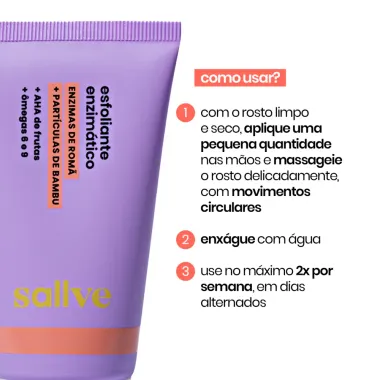 Esfoliante Facial Sallve Enzimático 70g