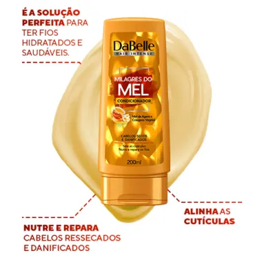 Kit DaBelle Milagres do Mel Shampoo 250ml e Condicionador 175ml