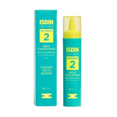 Isdin Oily Skin Acniben 2 Night Concentrate Anti-imperfeições 27ml