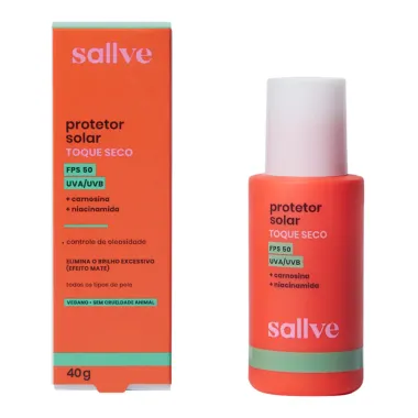 Protetor Solar Sallve Toque Seco FPS 50 40g