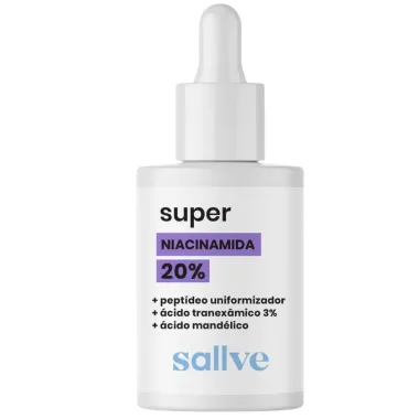 Niacinamida 20% Sallve Super S&eacute;rum Concentrado 30ml