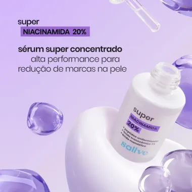 Niacinamida 20% Sallve Super S&eacute;rum Concentrado 30ml