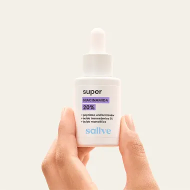 Niacinamida 20% Sallve Super S&eacute;rum Concentrado 30ml